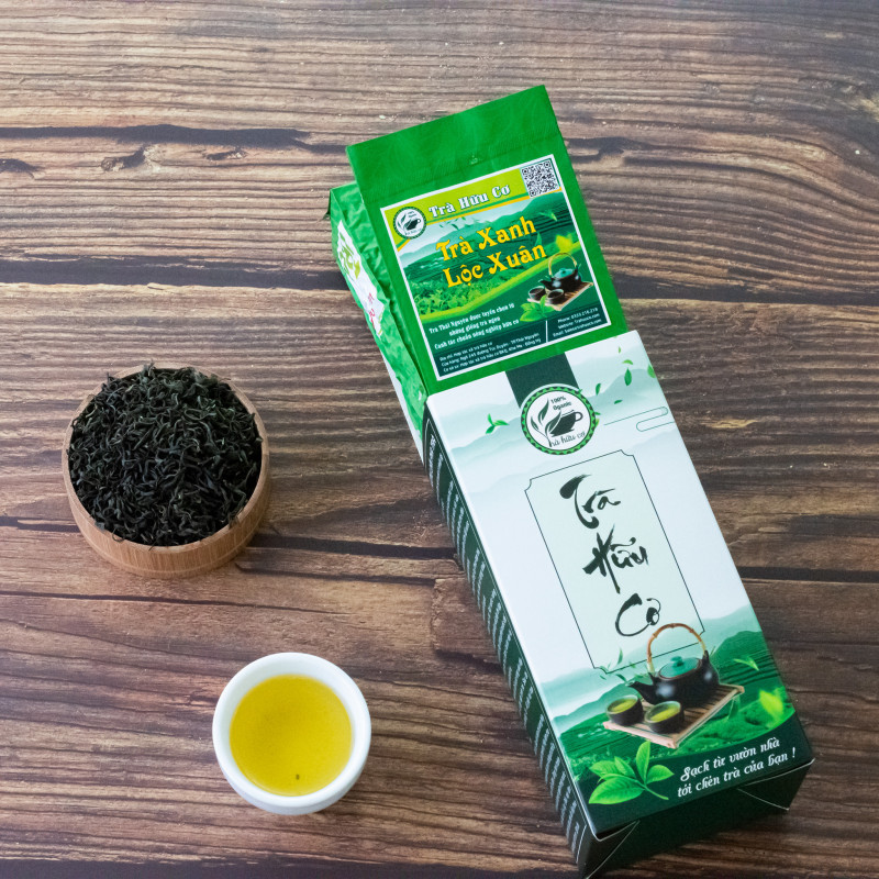 Trà xanh lộc xuân hộp 250Gram